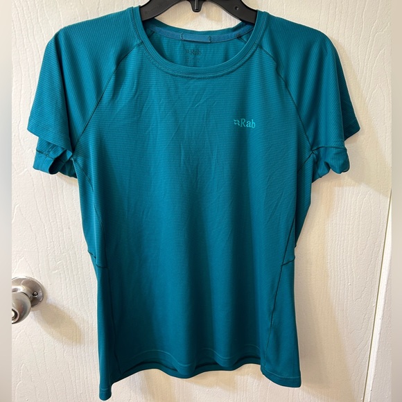 Women’s Rab Pulse Short Sleeve Tee in Teal/Blue, Size L - Picture 1 of 4